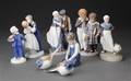 Royal Copenhagen og Bing  Grøndahl. Otte figurer af porcelæn 8
