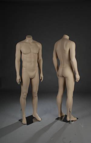 2 stk. herre dekorationsmannequiner 2