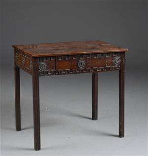 Louis XVI bord af mahogni, ca. 1780