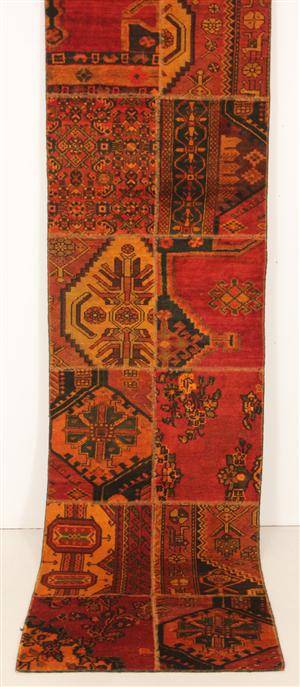 Matta persisk Patchwork 305 x 82 cm