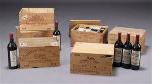 40 fl. diverse Bordeauxvin 40