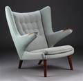 Hans J. Wegner. Lænestol Bamsestolen, model AP-19 