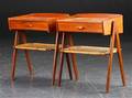 Dansk design. Par sengeborde i teak 2