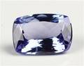 Uindfattet tanzanit. Ca. 0.83 ct 