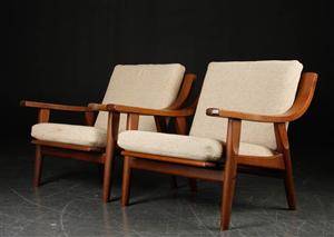 Hans J. Wegner 1914-2007. Et par lænestole, model GE-530 2