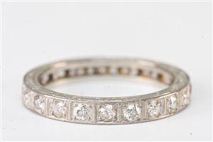 Vintage alliancering ca. 0,40 ct.