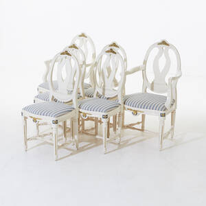 Karmstolar stolar gustaviansk stil