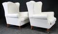 Par offwhite lænestole i Queen An form. 2