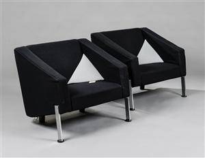 Niels Gammelgaard  Lars Mathiesen. Par lænestole, model Decision 2