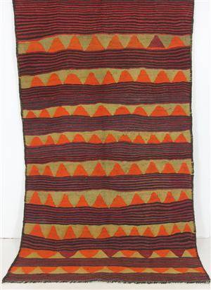 Orientalisk flatvävd matta, Harsin Kelim, 278x167 cm