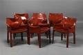 Stolar, Mario Bellini, Cab för Cassina, 6 st