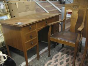 Skrivbord,  Karmstol