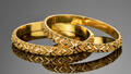 To guld armringe af 21 kt. 2 Denne vare er sat til omsalg under nyt varenummer 4278358