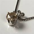 Brillantvedhæng af guld, ca. 0.50 ct
