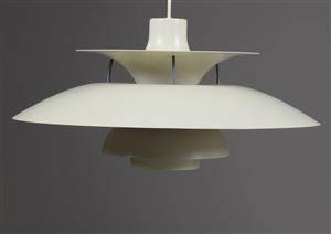 Poul Henningsen. Pendel. PH5 hvid