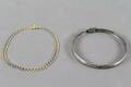 Armband i silver 2 st