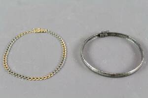 Armband i silver 2 st