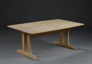 Sofabord af massivt bøgetræ