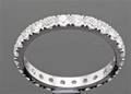 Eternity ring in 18k set with brilliant cut diamonds  1.68 ct 