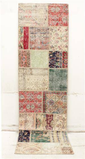 Gallerimatta, Carpet Patchwork, handsydd, 300 x 86