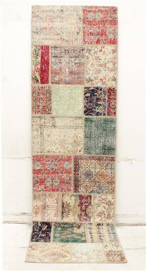 Gallerimatta, Carpet Patchwork, handsydd, 300 x 86