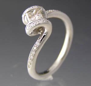 Brillant ring ca. 0.50 ct.