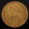 Napoleon I, 20 francs GULD 1815A - KM 695.1