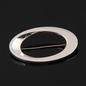Hans Hansen. Moderne broche af sterlingsølv, dess. 115