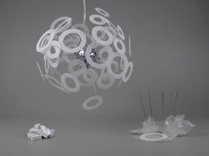 Loftlampe i italiensk design.