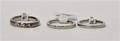 3 Ringe af titanium med brillanter 3