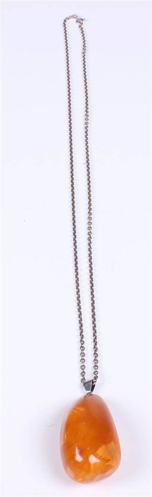 Ravvedhæng med sølvkæde