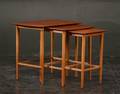 Sæt indskudsborde af teak og eg, 19501960