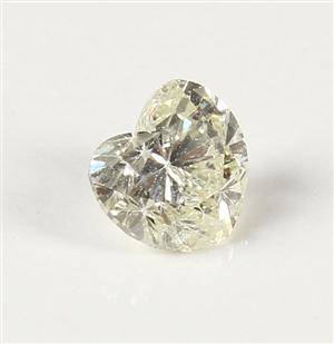 Uindfattet diamant, ca. 0.50 ct