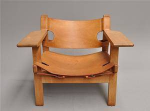 Børge Mogensen. Lænestol Den spanske stol, model 2226