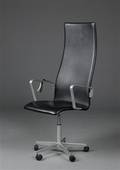 Arne Jacobsen. Oxford kontorstol, højrygget, Model 3262