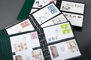 3 Leuchtturm album med Dk. Fdc. 1963-2003