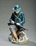 Kgl. P. porcelænsfigur Jæger