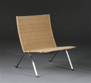 Poul Kjærholm. PK-22 lænestol, flet