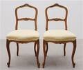 Stolar, ett par, rokokostil, 1800 1900-tal 2