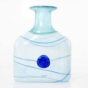 Bertil Vallien flaska Kosta Boda