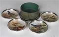 Gucci coaster samt 4 st Wedgewood coasters