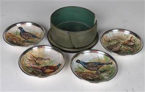 Gucci coaster samt 4 st Wedgewood coasters