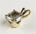 Diamantvedhæng af guld, ca. 0.95 ct