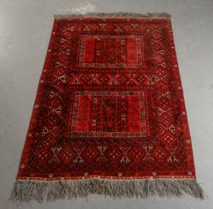 Afghansk tæppe, 264x164 cm.