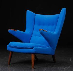 Hans J. Wegner. Lænestol Bamsestolen, model AP-19 