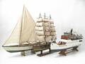 Båtmodeller, 3 st
