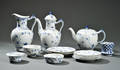 Kgl. Porcelænsfabrik. Service, Musselmalet. 12