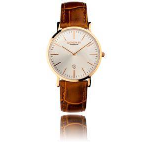 Kompass damur, Nautilus Rose Gold, silverbrun