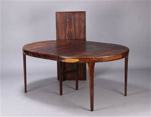 Faarup Møbelfabrik. Spisebord, riopalisander