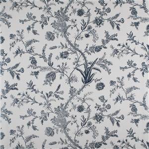 Tyg, Historical Collection, Ekebyholm, blå, BomullLin, 10 m